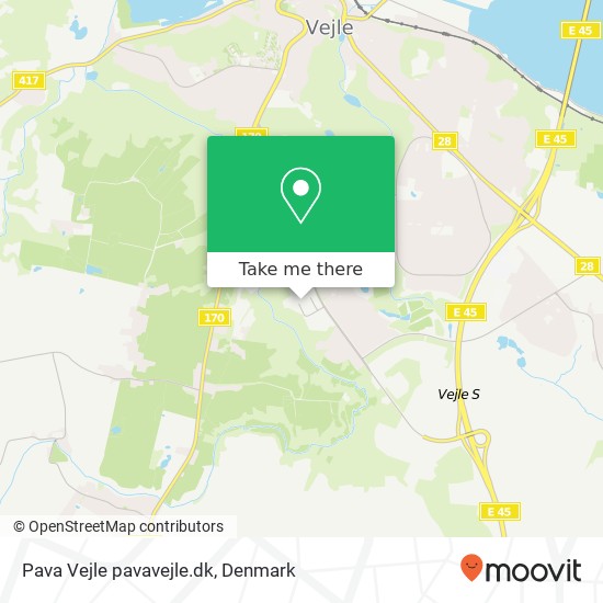 Pava Vejle pavavejle.dk map
