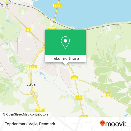 Topdanmark Vejle map