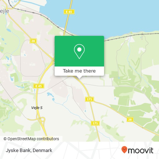 Jyske Bank map