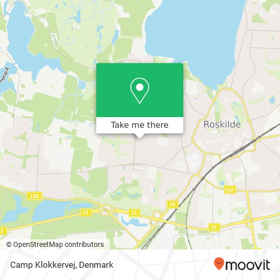 Camp Klokkervej map