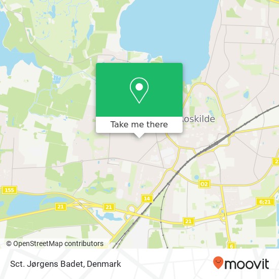 Sct. Jørgens Badet map