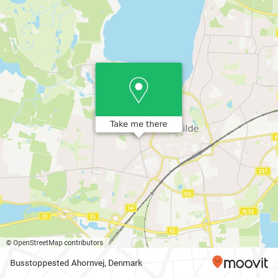 Busstoppested Ahornvej map