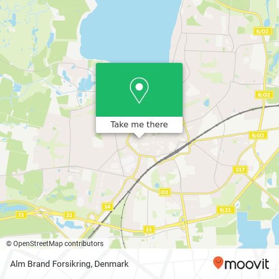 Alm Brand Forsikring map