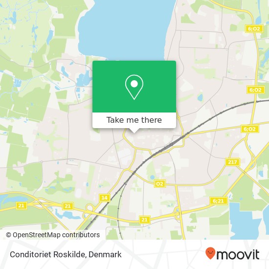 Conditoriet Roskilde map