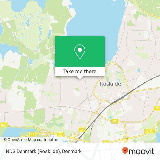 NDS Denmark (Roskilde) map