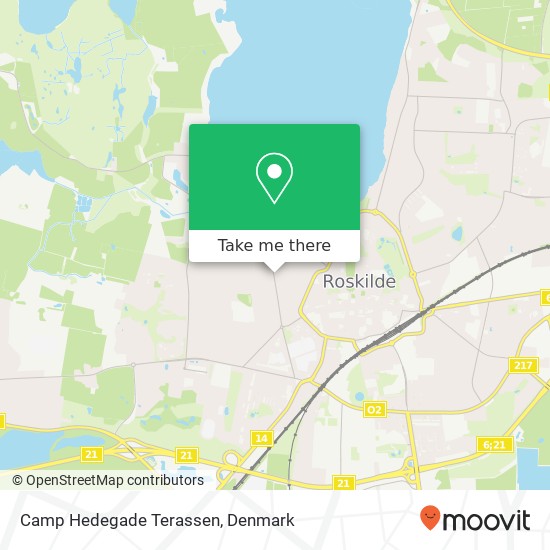 Camp Hedegade Terassen map