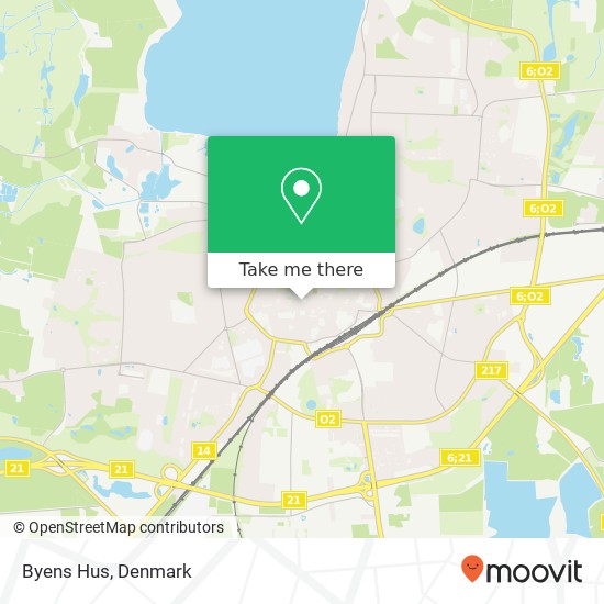 Byens Hus map