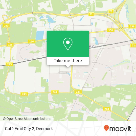 Café Emil City 2 map