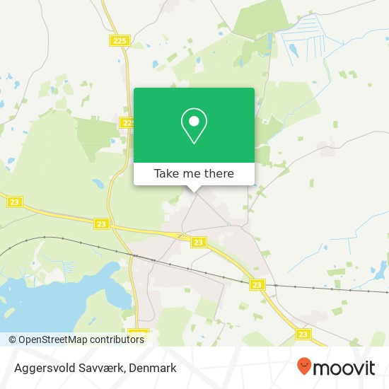 Aggersvold Savværk map