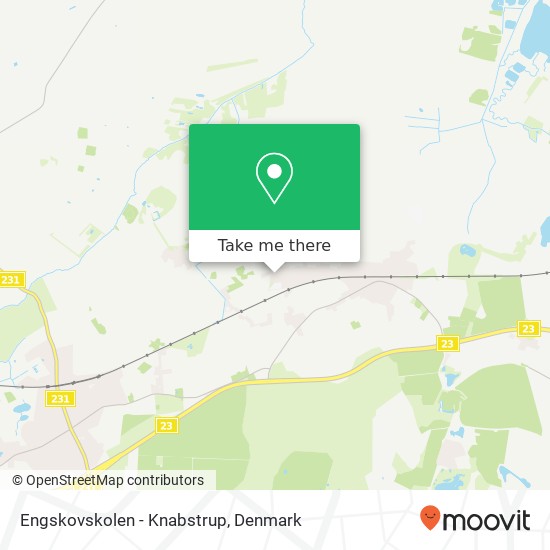 Engskovskolen - Knabstrup map
