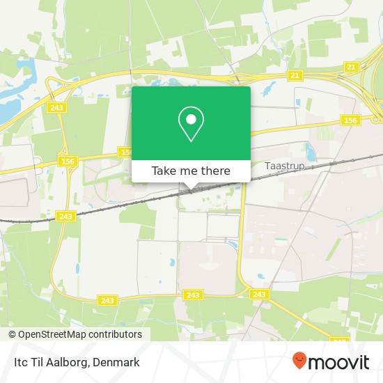 Itc Til Aalborg map
