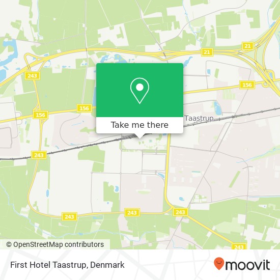 First Hotel Taastrup map