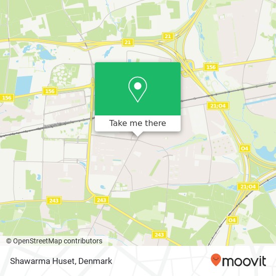 Shawarma Huset map