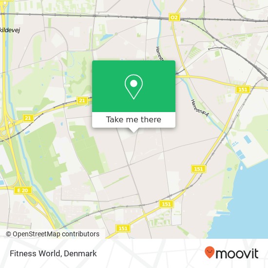 Fitness World map