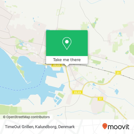 TimeOut Grillen, Kalundborg map