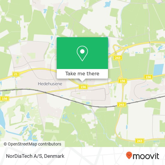 NorDiaTech A/S map
