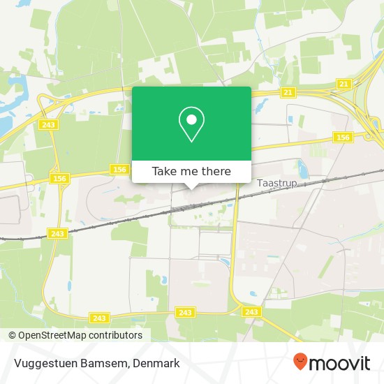 Vuggestuen Bamsem map