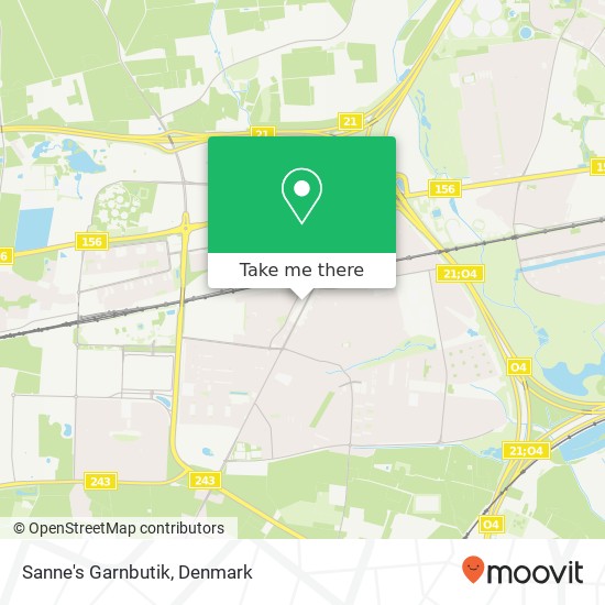 Sanne's Garnbutik map