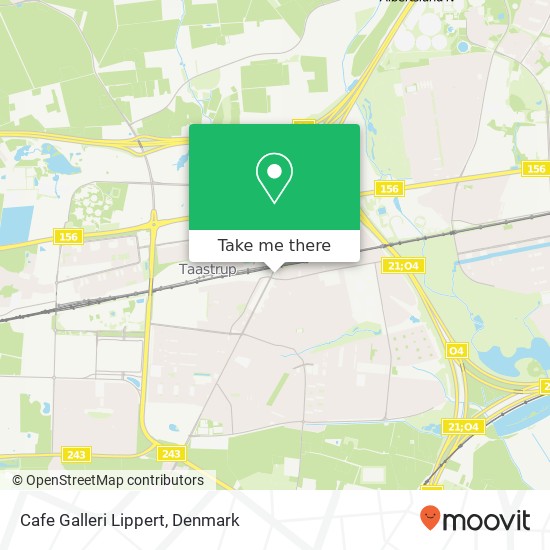 Cafe Galleri Lippert map