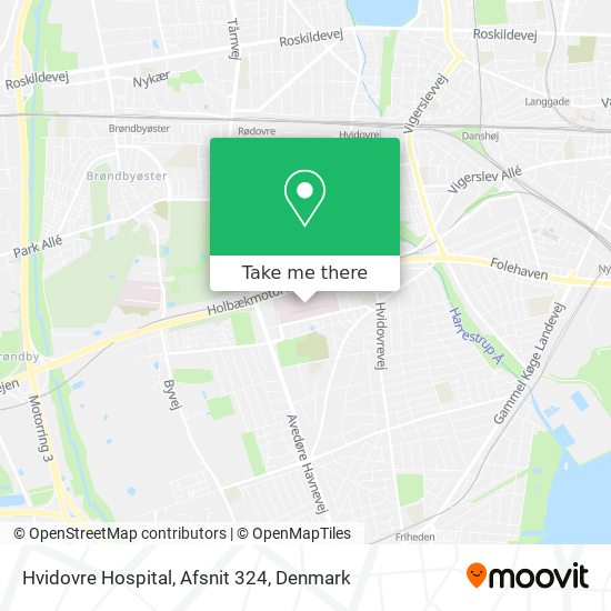 Hvidovre Hospital, Afsnit 324 map