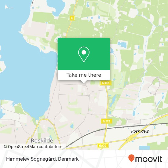 Himmelev Sognegård map