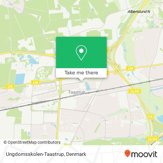 Ungdomsskolen-Taastrup map