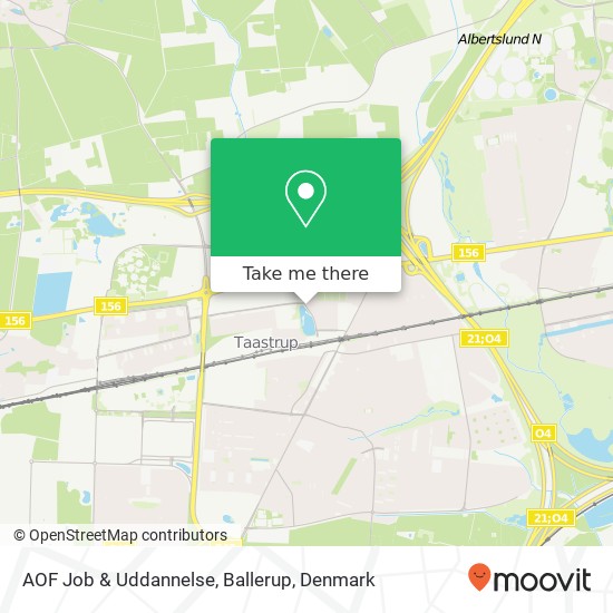 AOF Job & Uddannelse, Ballerup map