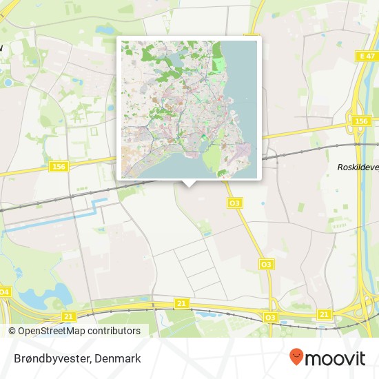 Brøndbyvester map