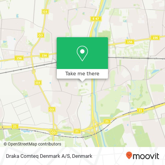 Draka Comteq Denmark A/S map