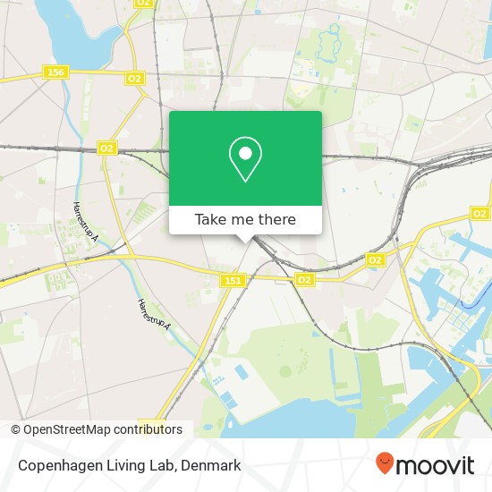 Copenhagen Living Lab map