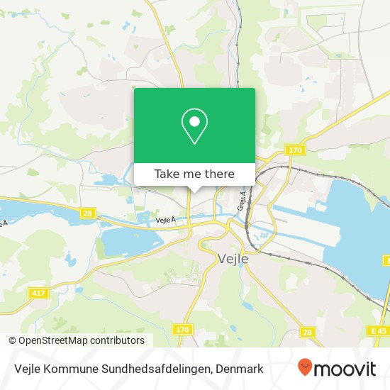 Vejle Kommune Sundhedsafdelingen map
