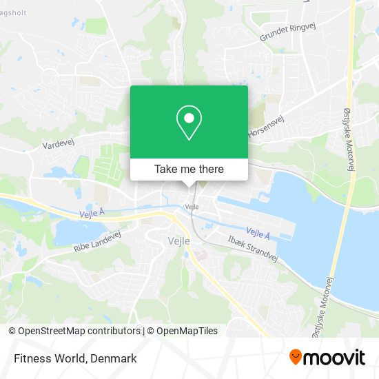 Fitness World map