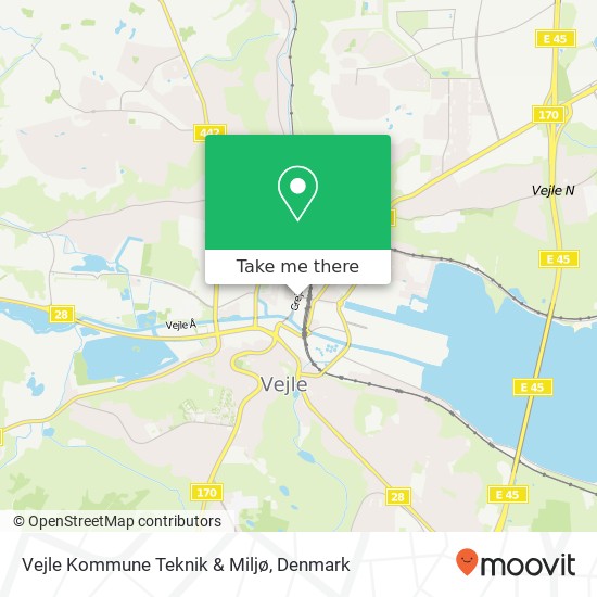 Vejle Kommune Teknik & Miljø map