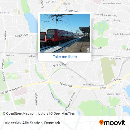 Vigerslev Alle Station map