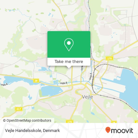 Vejle Handelsskole map