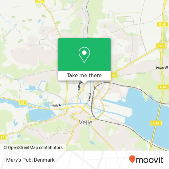 Mary's Pub map