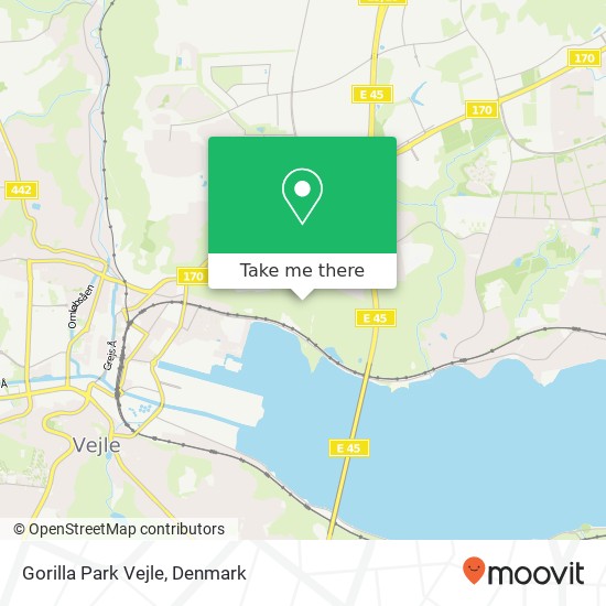 Gorilla Park Vejle map