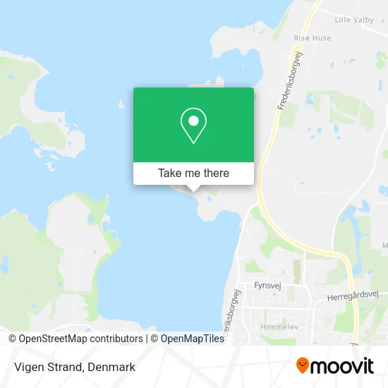Vigen Strand map