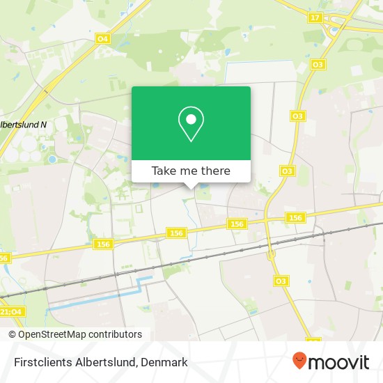Firstclients Albertslund map
