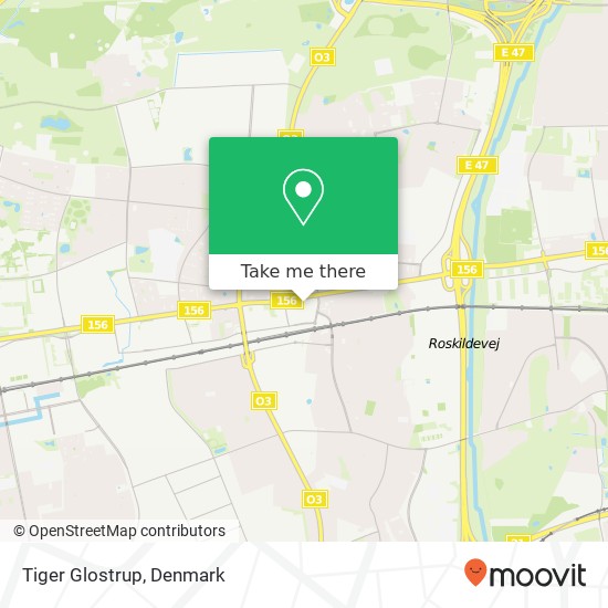 Tiger Glostrup map