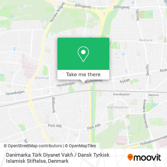 Danimarka Türk Diyanet Vakfı / Dansk Tyrkisk Islamisk Stiftelse map