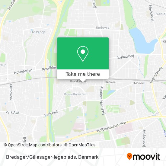 Bredager/Gillesager-legeplads map