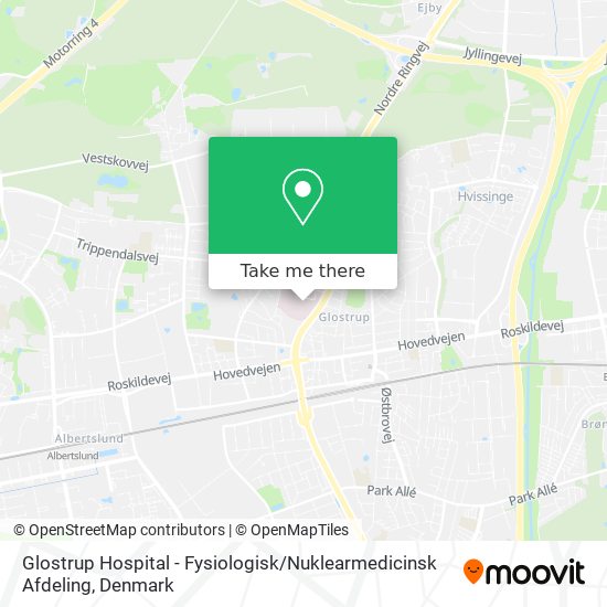 Glostrup Hospital - Fysiologisk / Nuklearmedicinsk Afdeling map