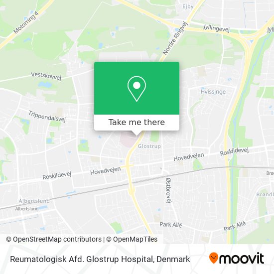 Reumatologisk Afd. Glostrup Hospital map