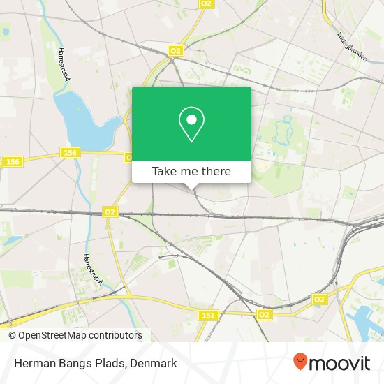 Herman Bangs Plads map