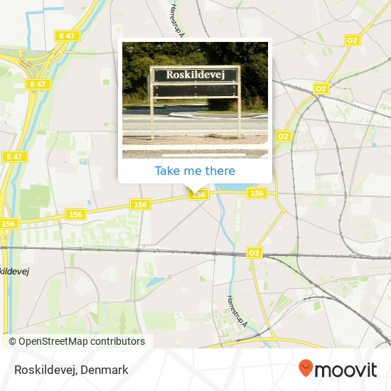 Roskildevej map