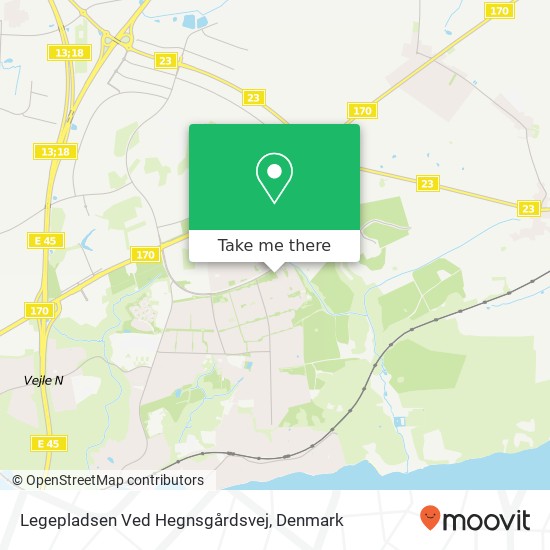 Legepladsen Ved Hegnsgårdsvej map