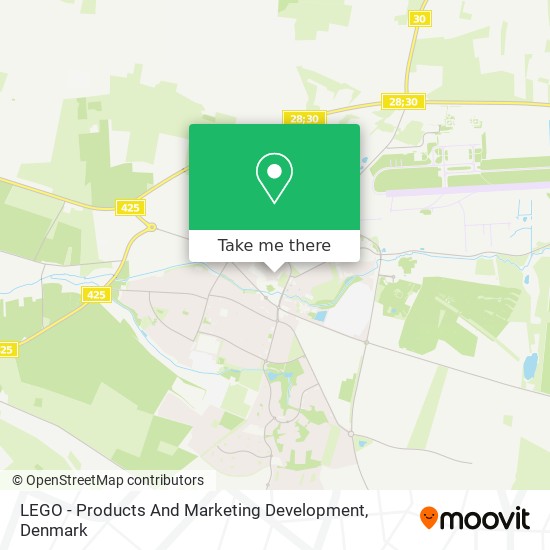 LEGO - Products And Marketing Development map