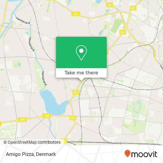 Amigo Pizza map