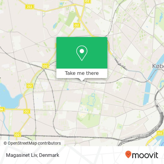 Magasinet Liv map